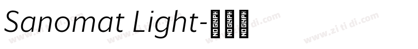 Sanomat Light字体转换